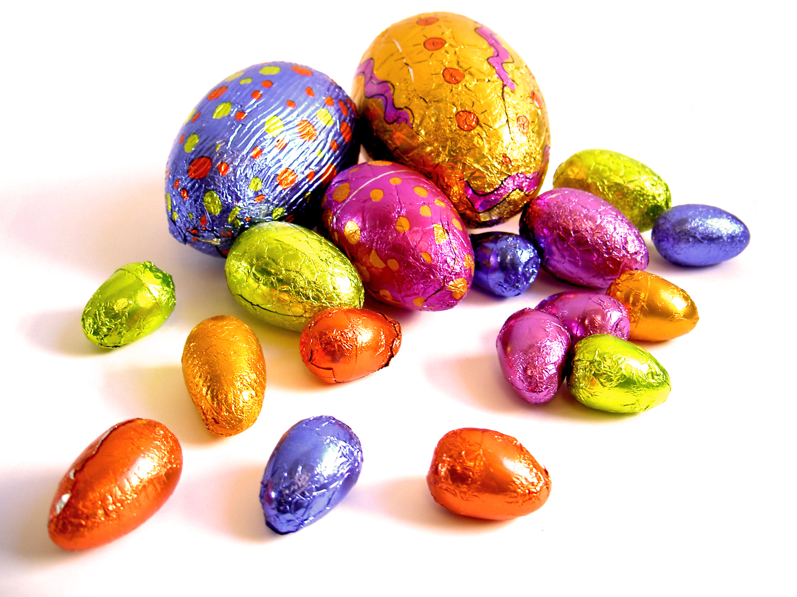Easter chocolate eggs