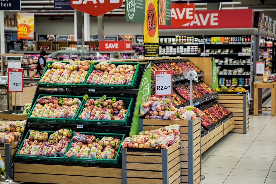 Supermarket plastic