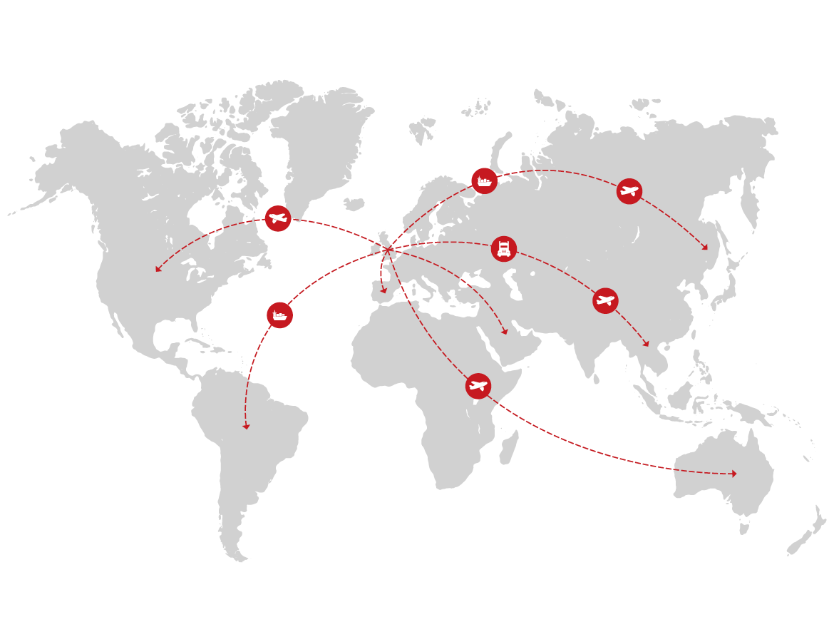 Export map