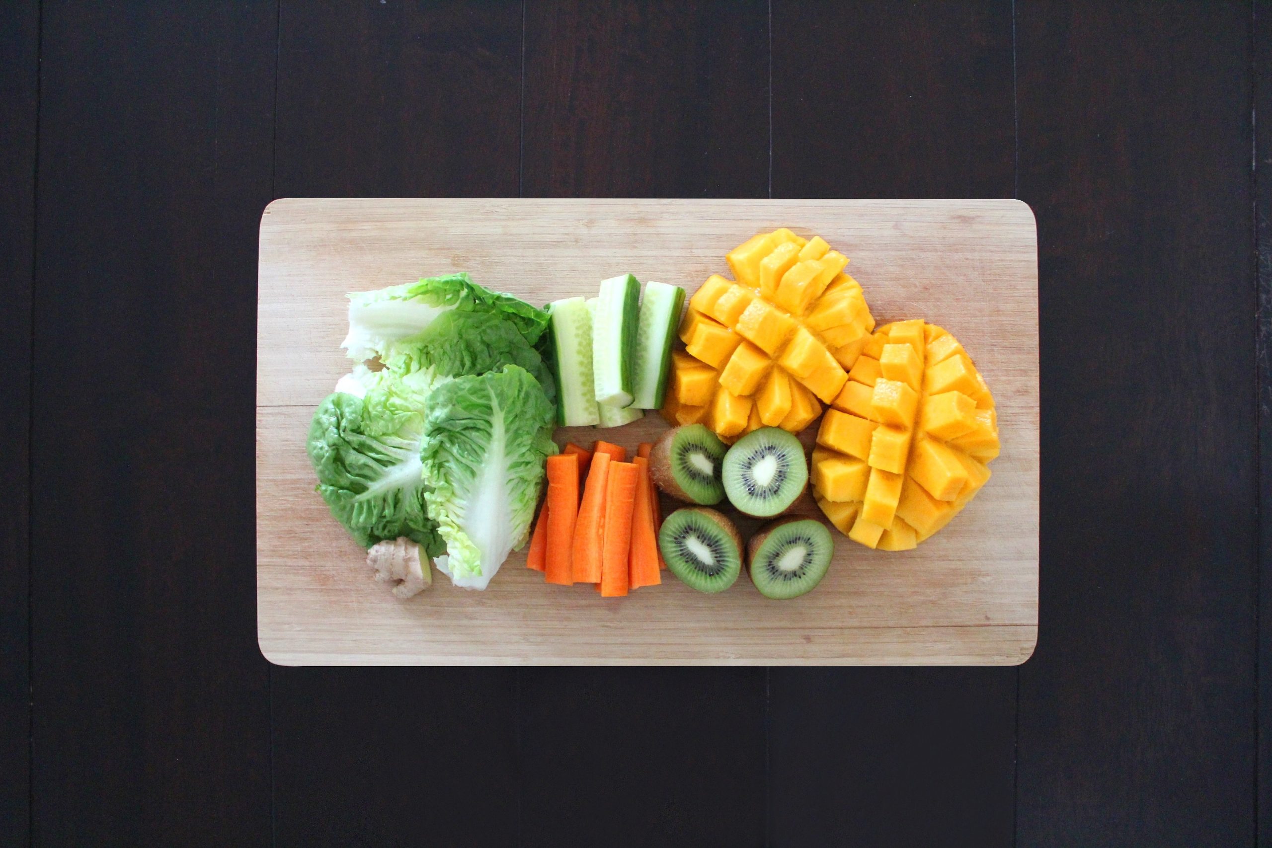 Chopping board close up
